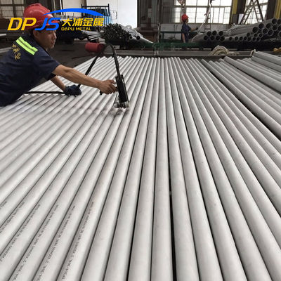 Corrosion Resistant Round Stainless Steel Pipe 347 348 348H 347H Seamless Welded For Building Materials / Chemistry